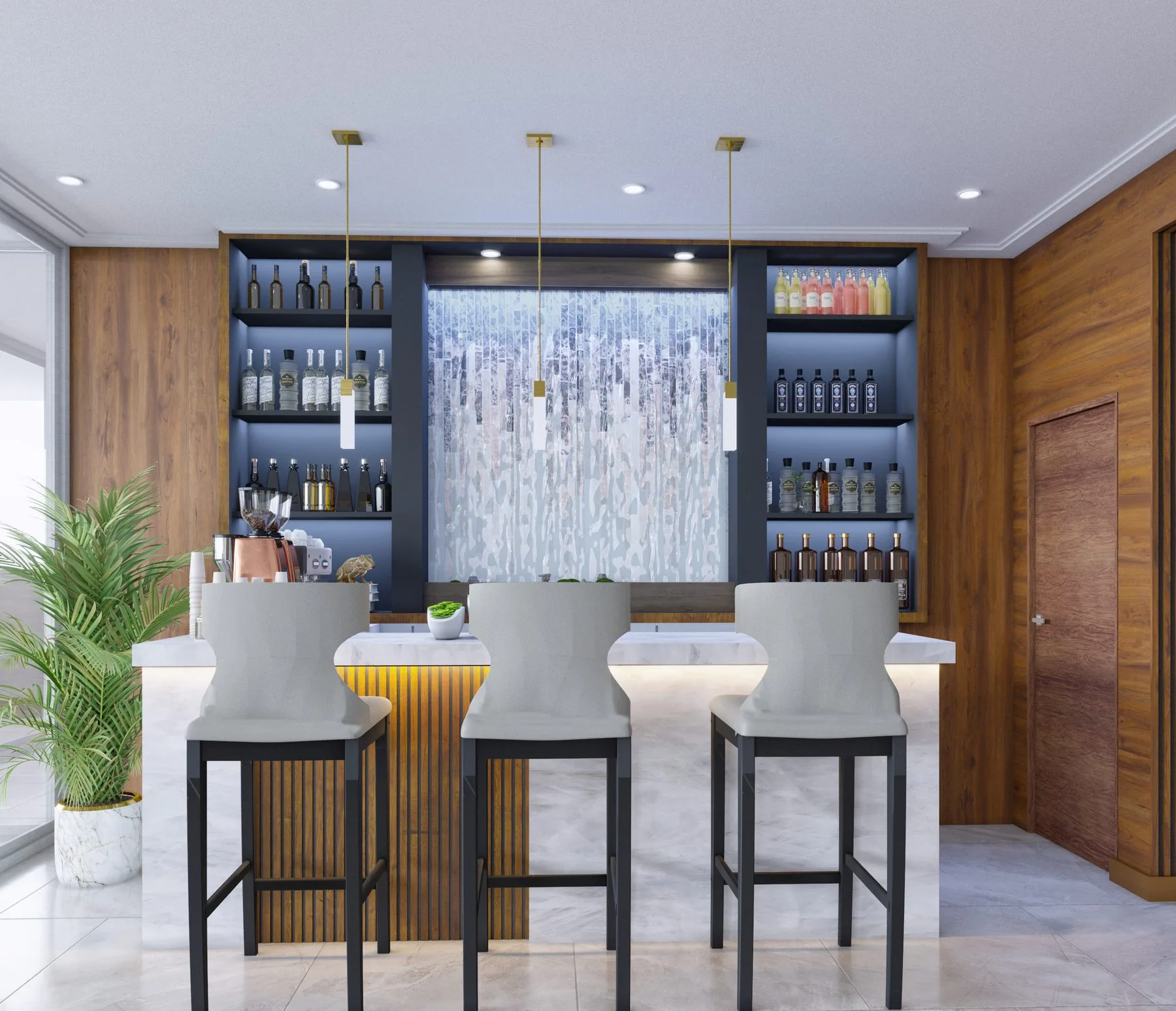 The bar