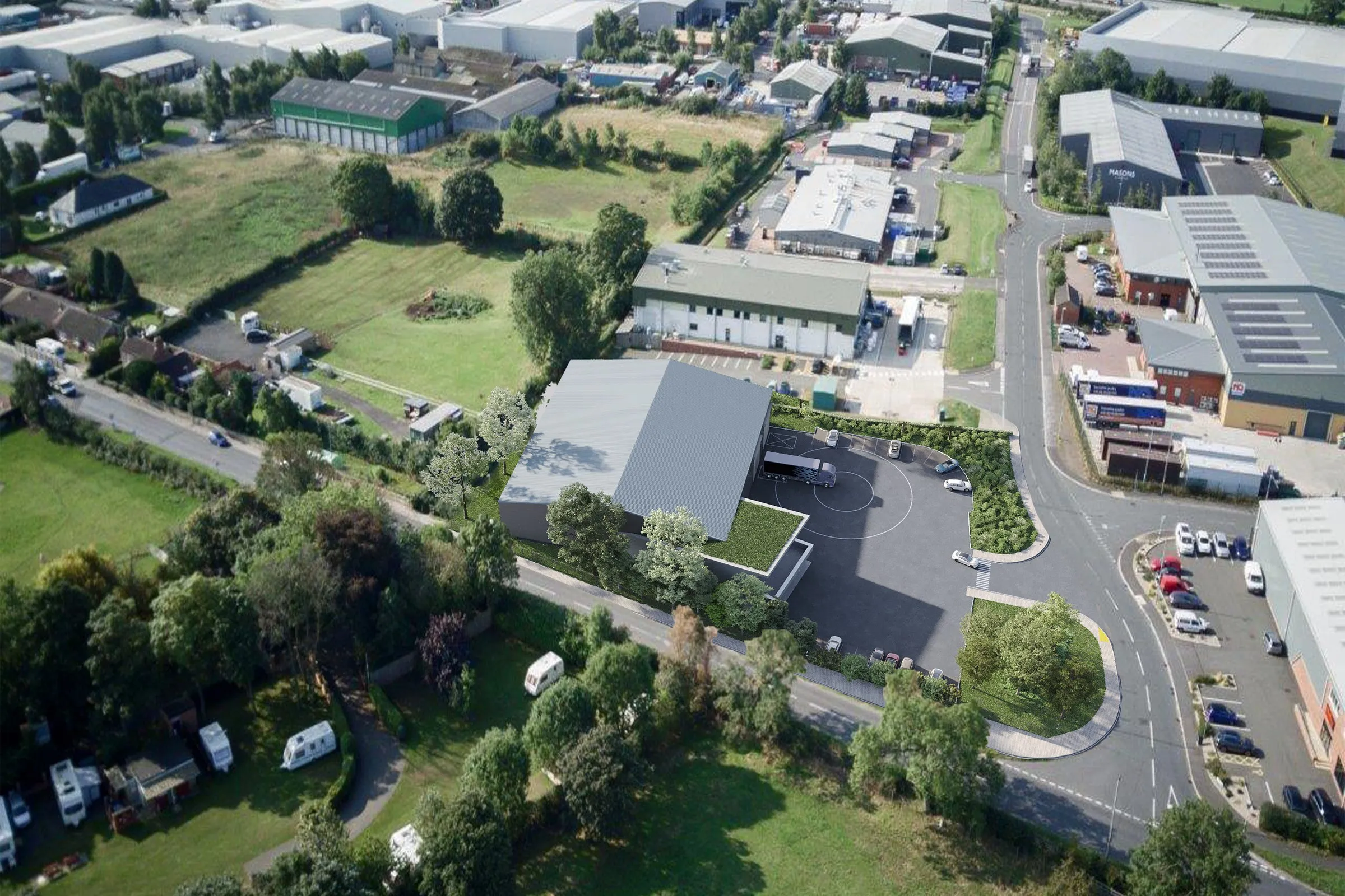 Leeming Plot7 Commercial — mixed-use 3D rendering by Praxis Studio