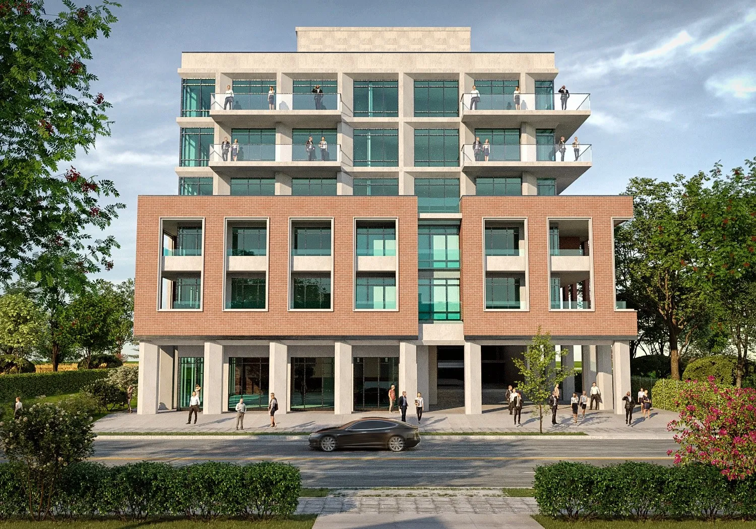 1717 Brock St South — commercial 3D rendering by Praxis Studio