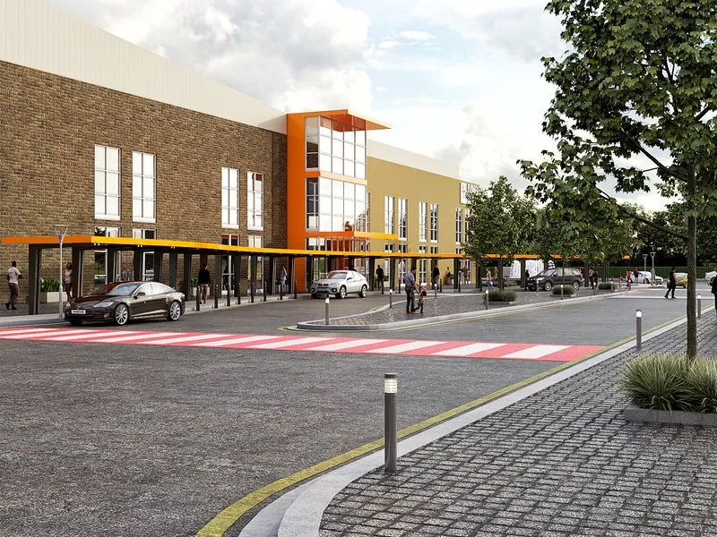 Living Hope Community Center — commercial 3D rendering