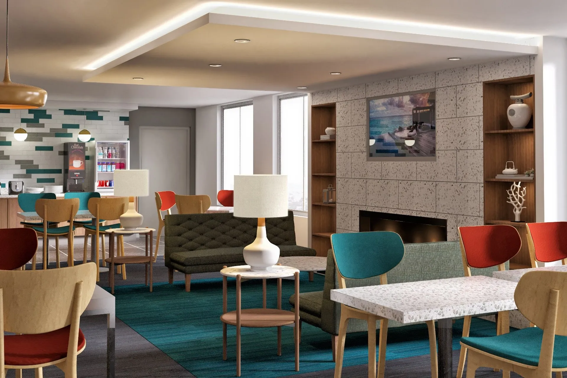 La Quinta El Paso Hotel — commercial architectural visualization, view 1