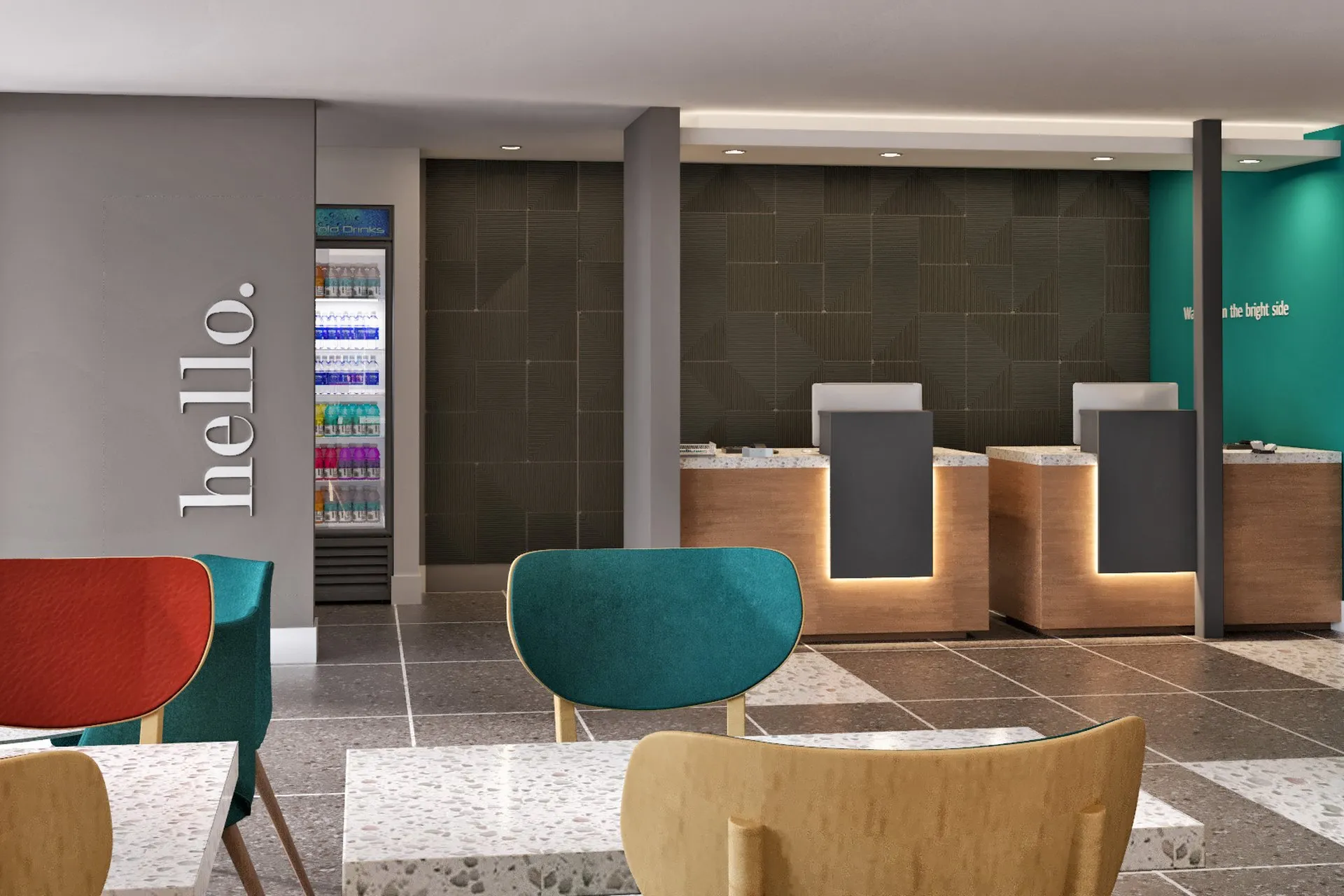 La Quinta El Paso Hotel — commercial architectural visualization, view 2