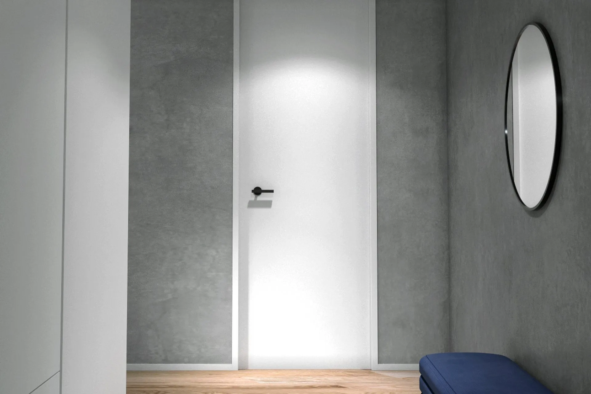Mic Minimalist Interior — commercial architectural visualization, view 1
