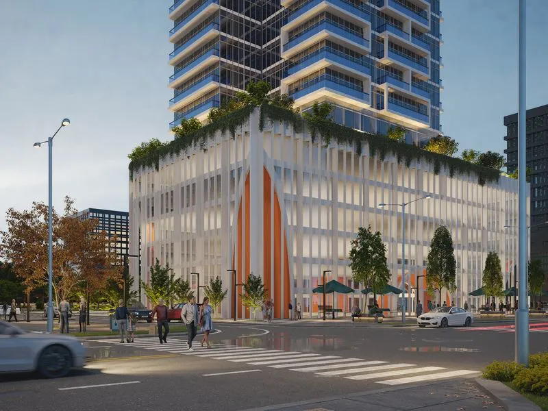Urban Tower Mixed Use Hotel — hospitality 3D rendering
