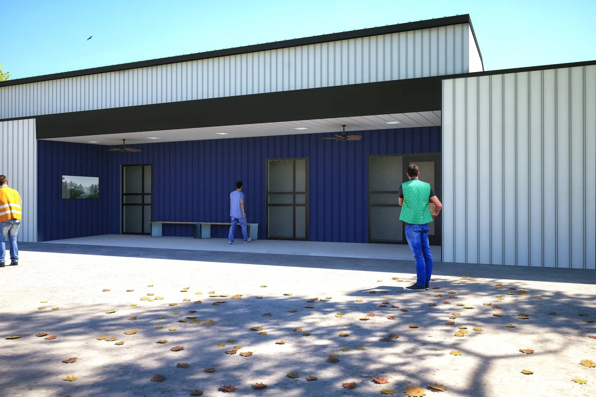 100 Pafford Medical Station — hospitality architectural visualization, view 2