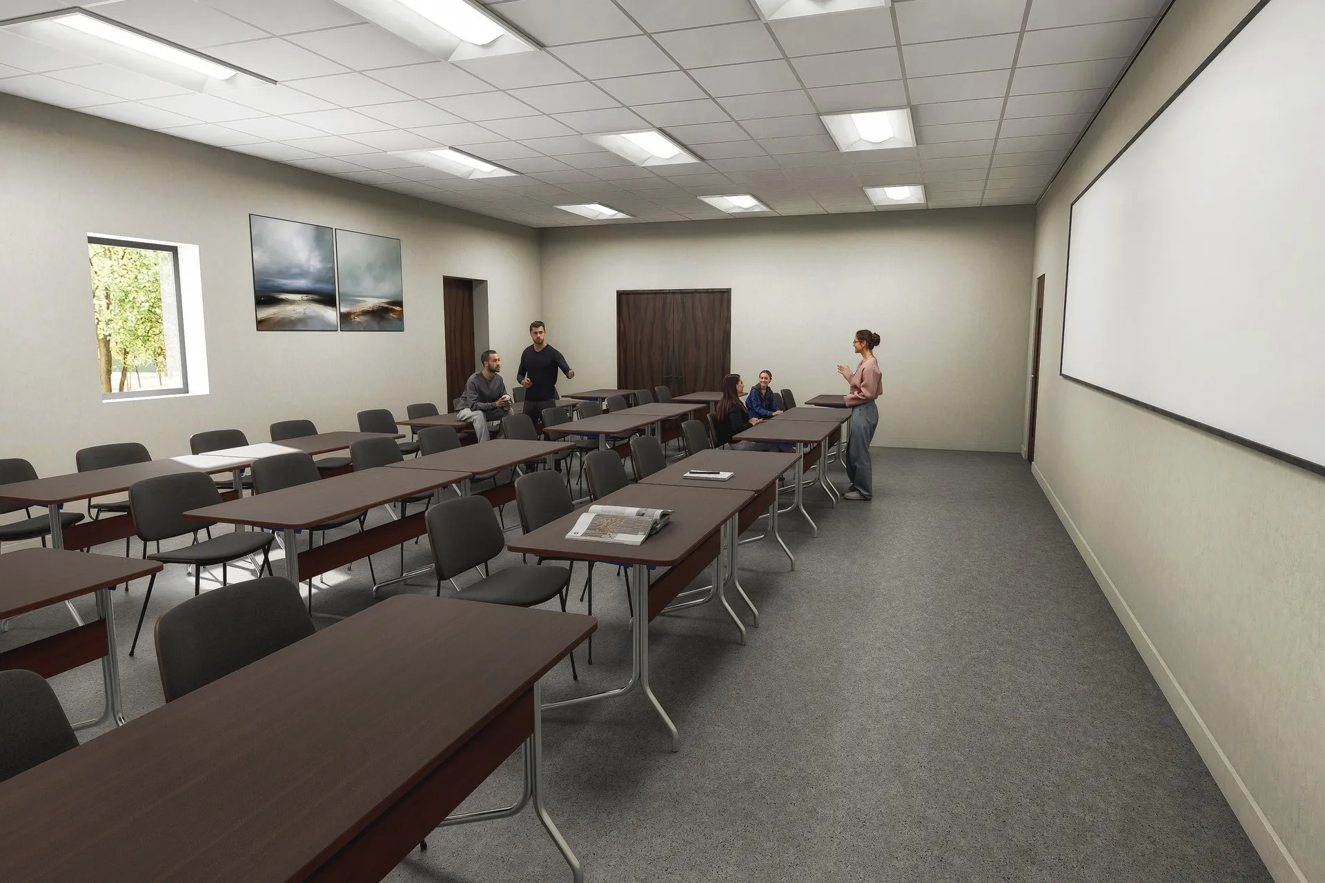 100 Pafford Medical Station — hospitality architectural visualization, view 4
