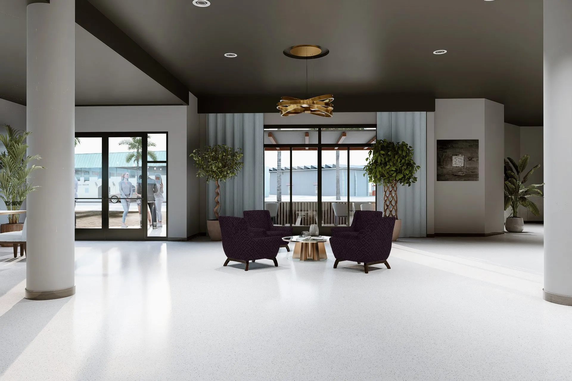 109 Event Venue Interiors — hospitality architectural visualization, view 2