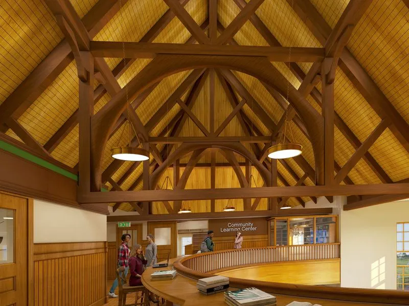62 Community Learning Center — hospitality 3D rendering