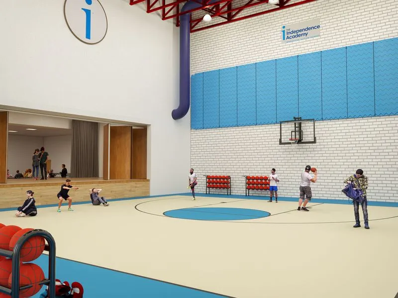 86 Independence Academy — hospitality 3D rendering