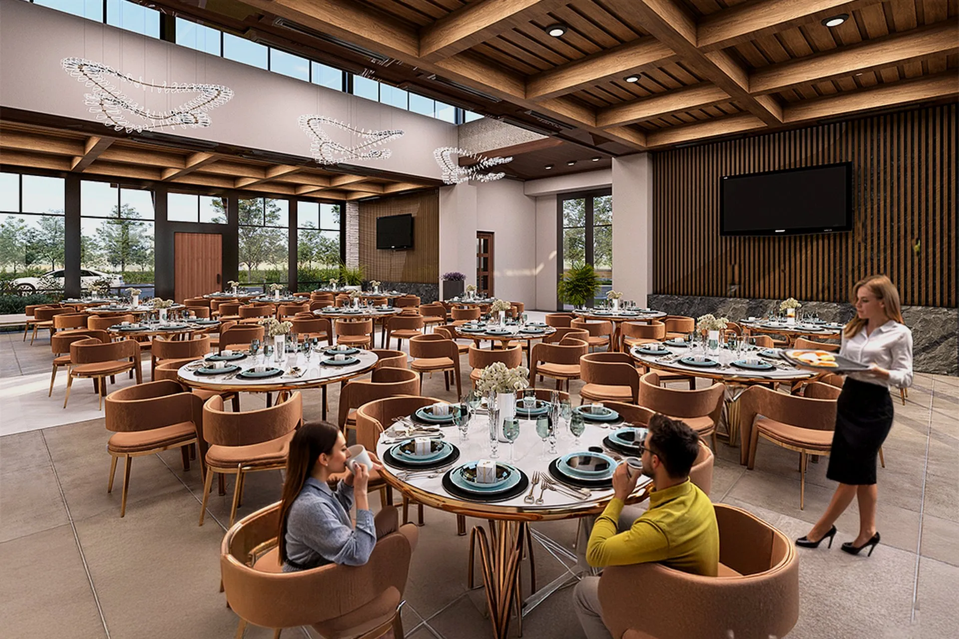 Celebration of Life Center — hospitality architectural visualization, view 2