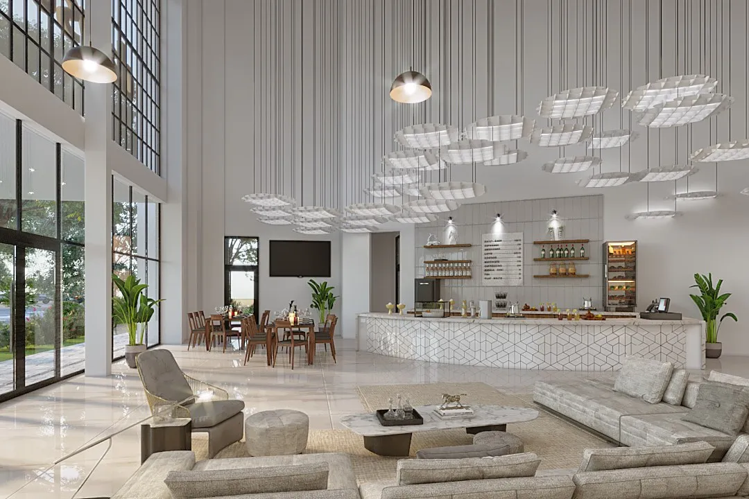 Daystar Church Interiors — hospitality 3D rendering by Praxis Studio