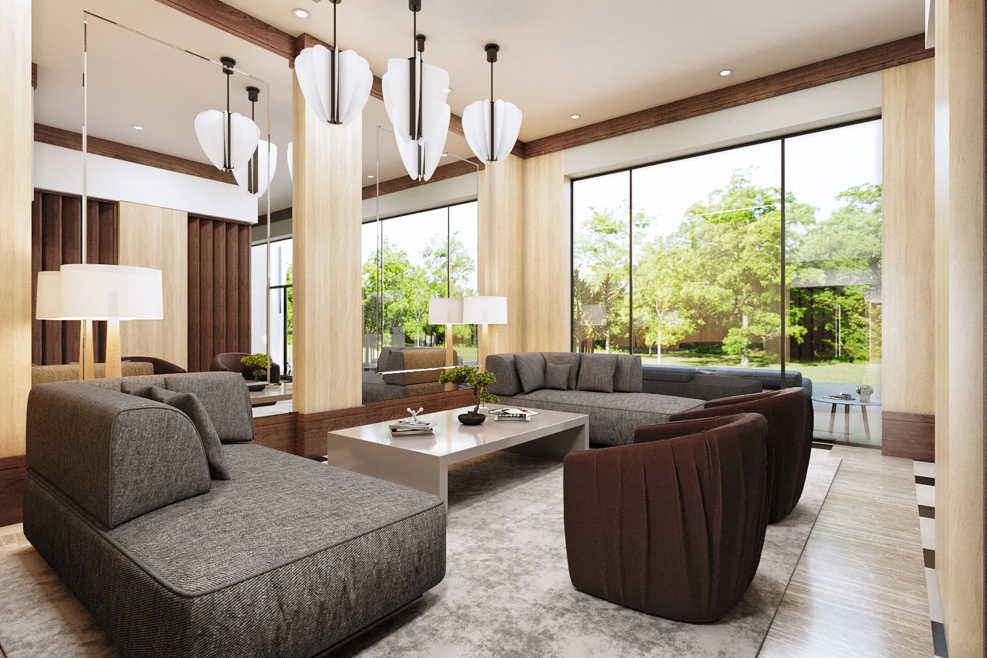 Dmb Enclave Interiors — hospitality architectural visualization, view 1