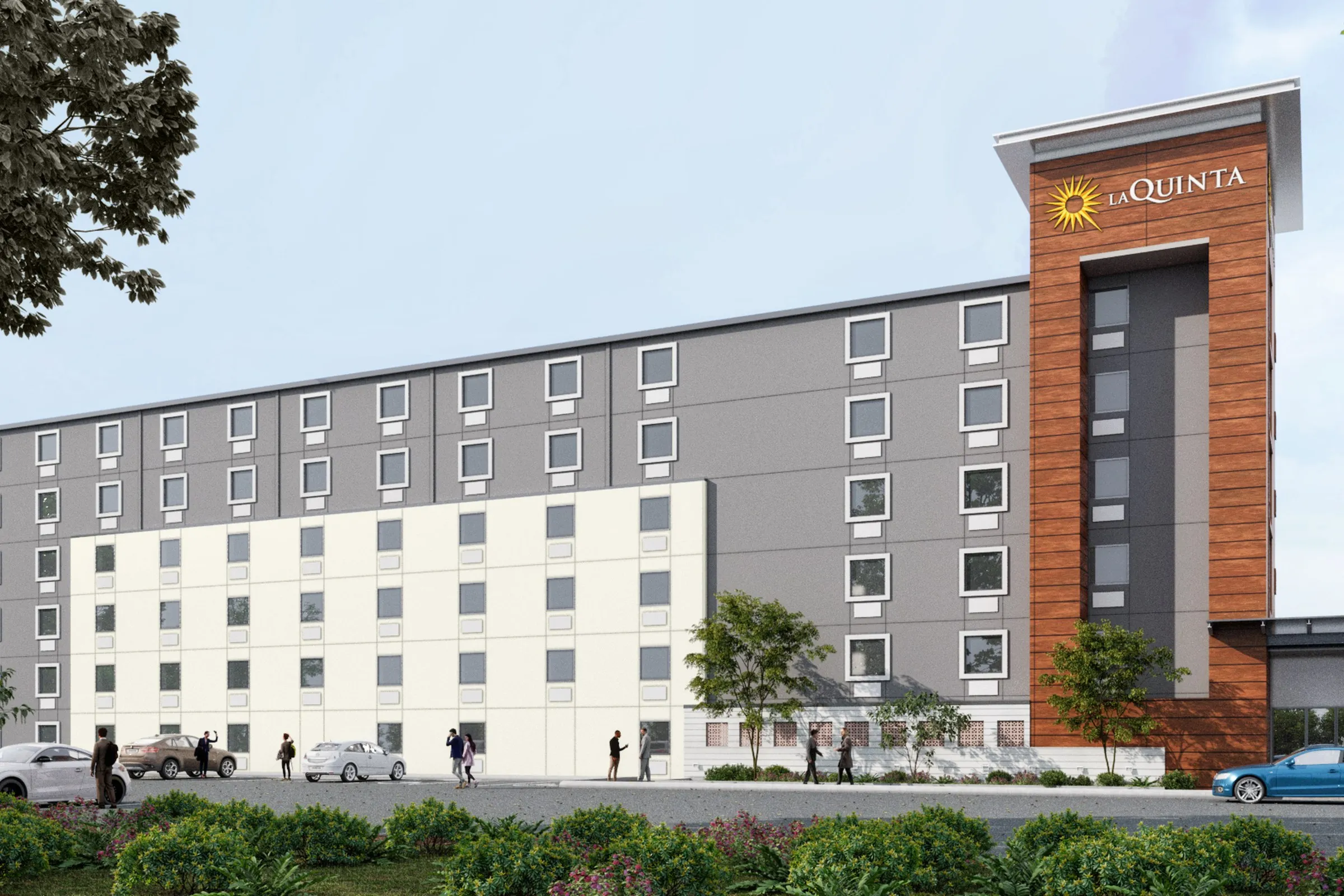 Project 82 La Quinta Hotel — institutional 3D rendering by Praxis Studio