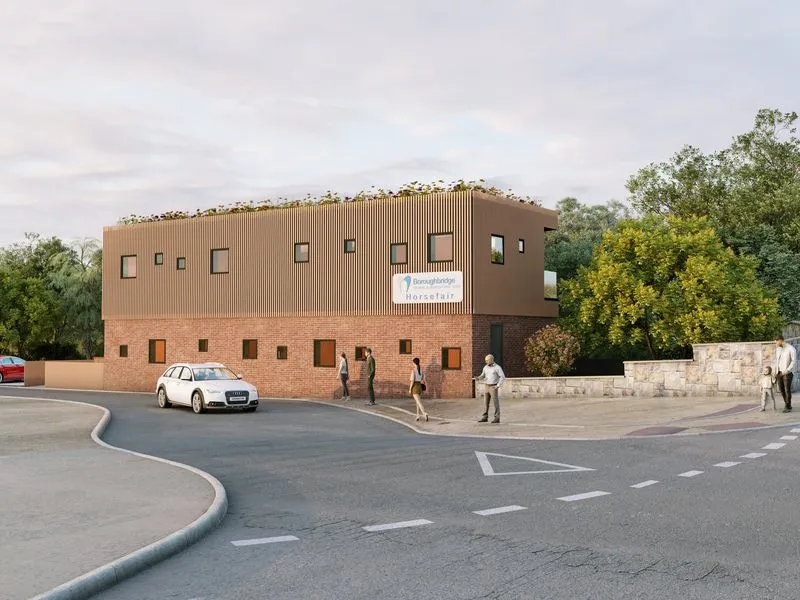 Project Daniel Clinic — institutional 3D rendering