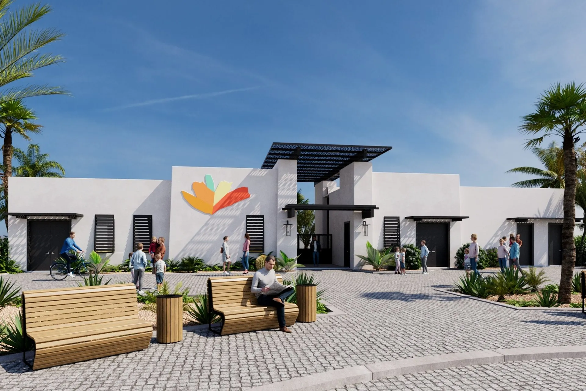 Project Hans Tropical Center — institutional architectural visualization, view 1