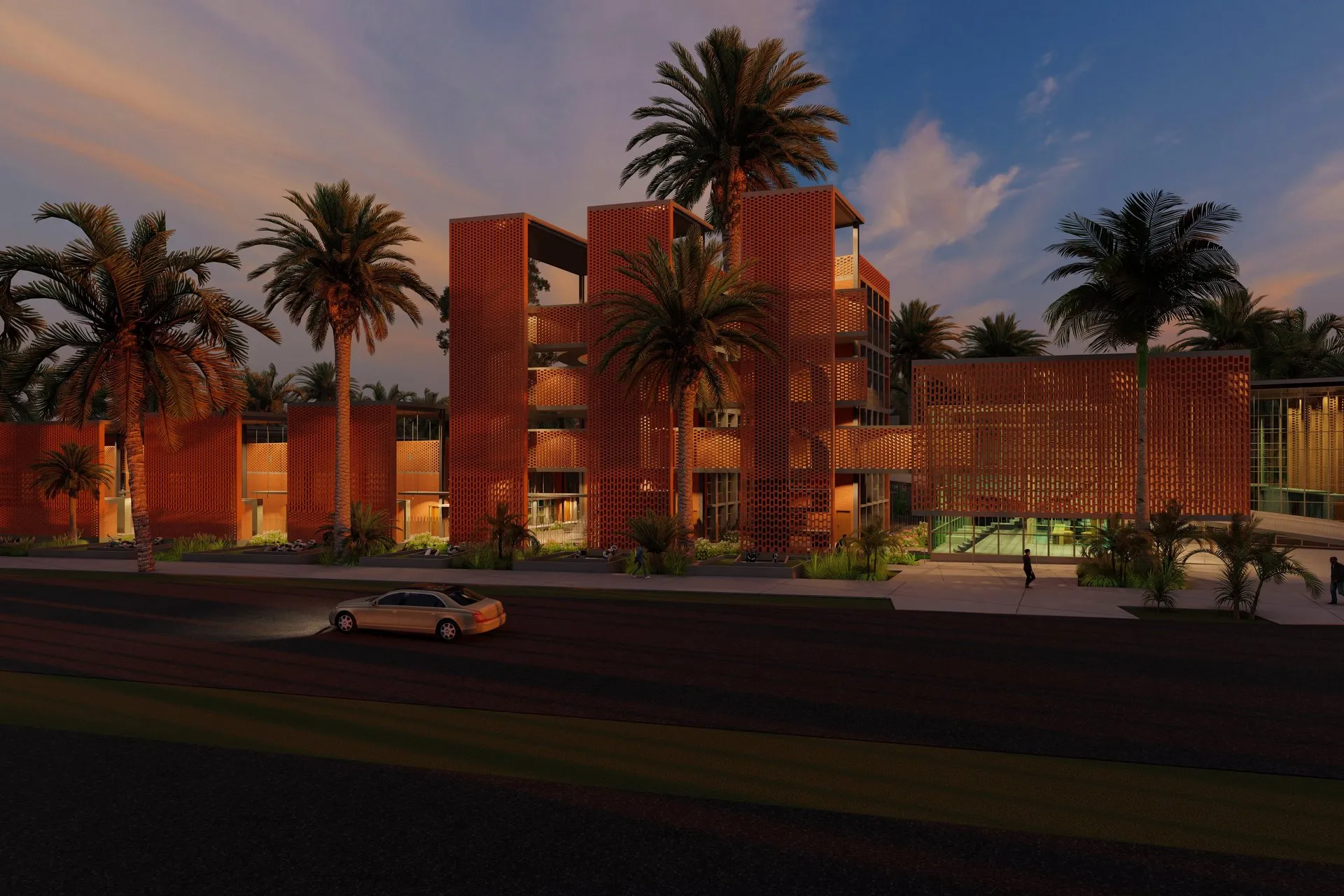 Project Tropical Campus — Case Study — institutional architecture visualization detail 6