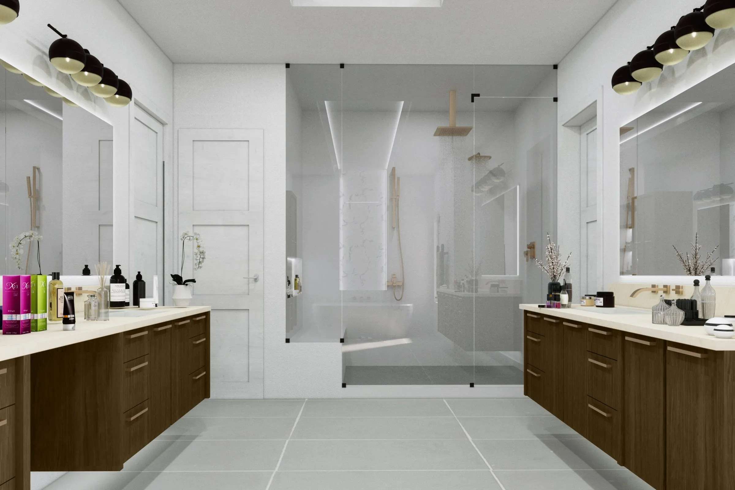 96 Dual Vanity Master Bath — Case Study