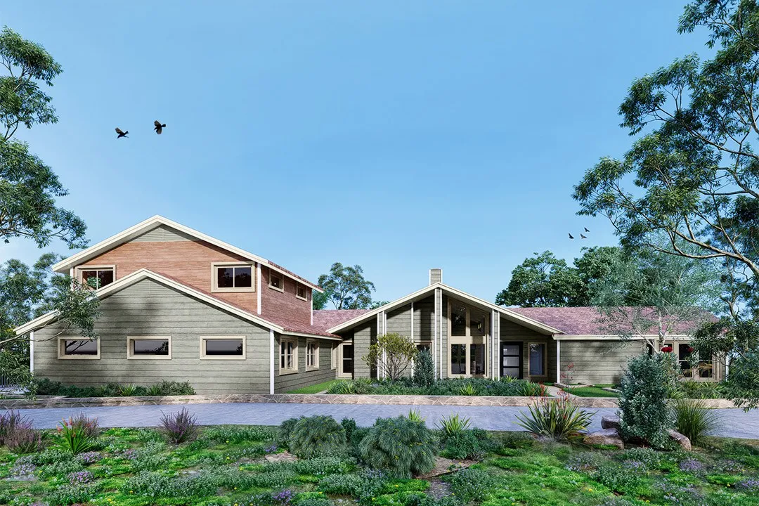 Australian Estate 16 — residential 3D rendering by Praxis Studio