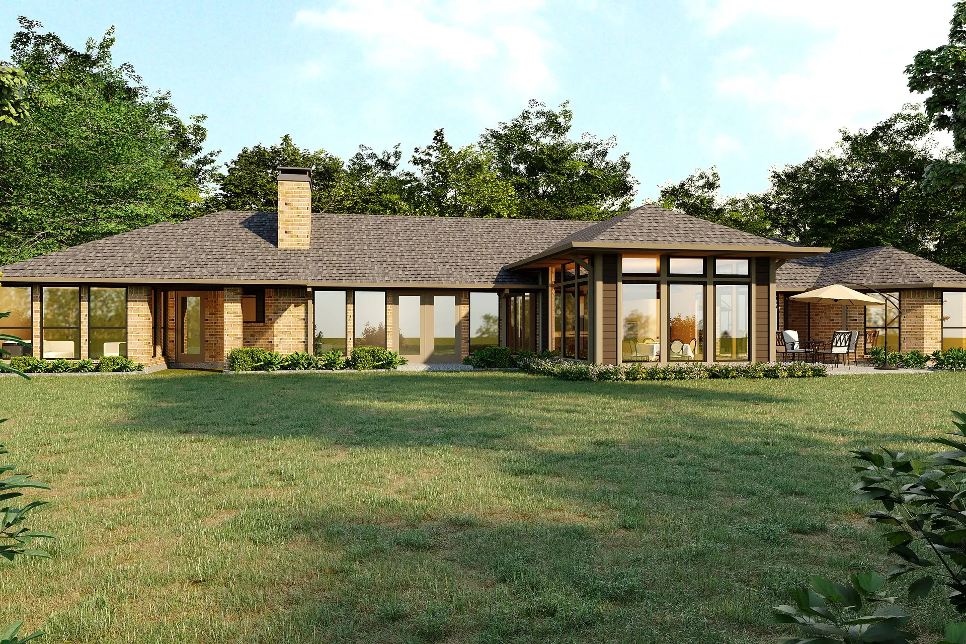 Fresh Meadow Ranch 216 — residential architectural visualization, view 1