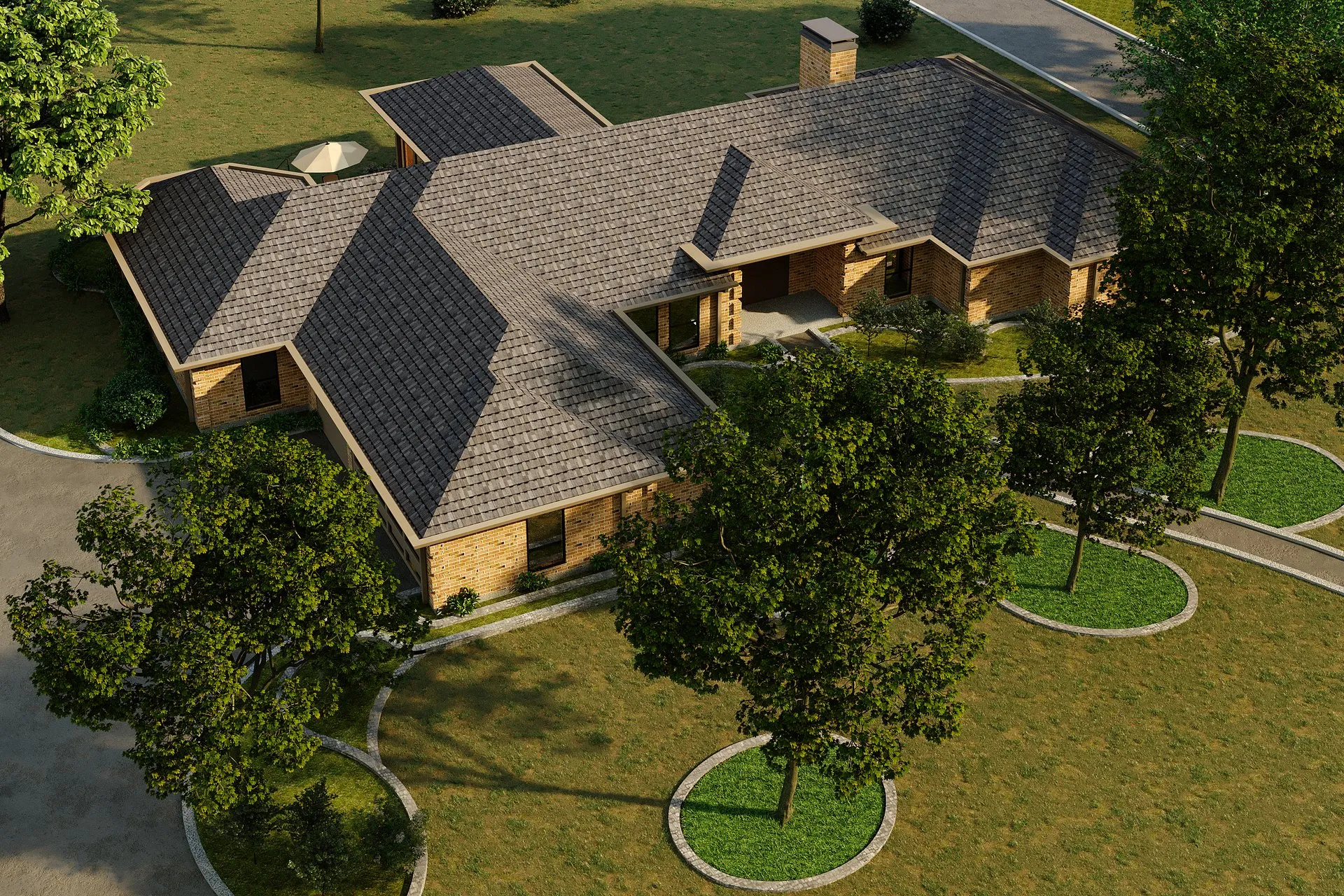 Fresh Meadow Ranch 216 — residential architectural visualization, view 2