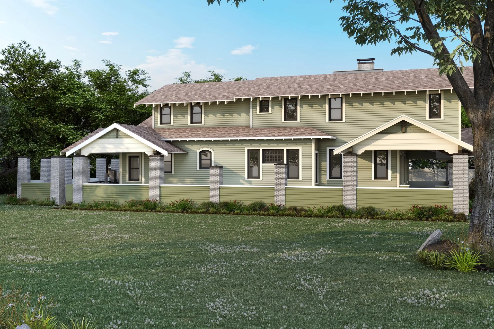 Hyde Park Historic Renovation — residential architectural visualization, view 1