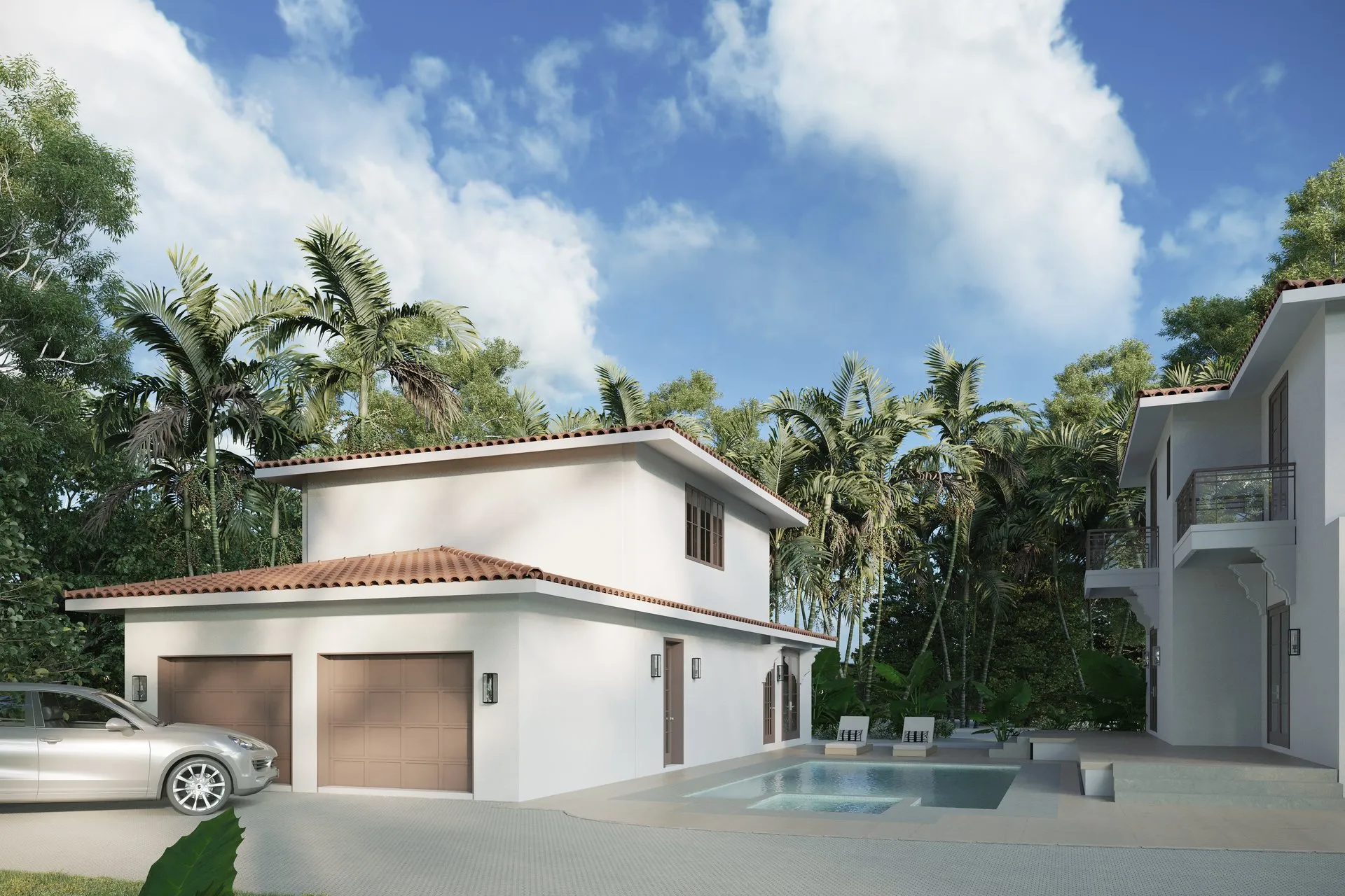 Mediterranean Villa — residential architectural visualization, view 1