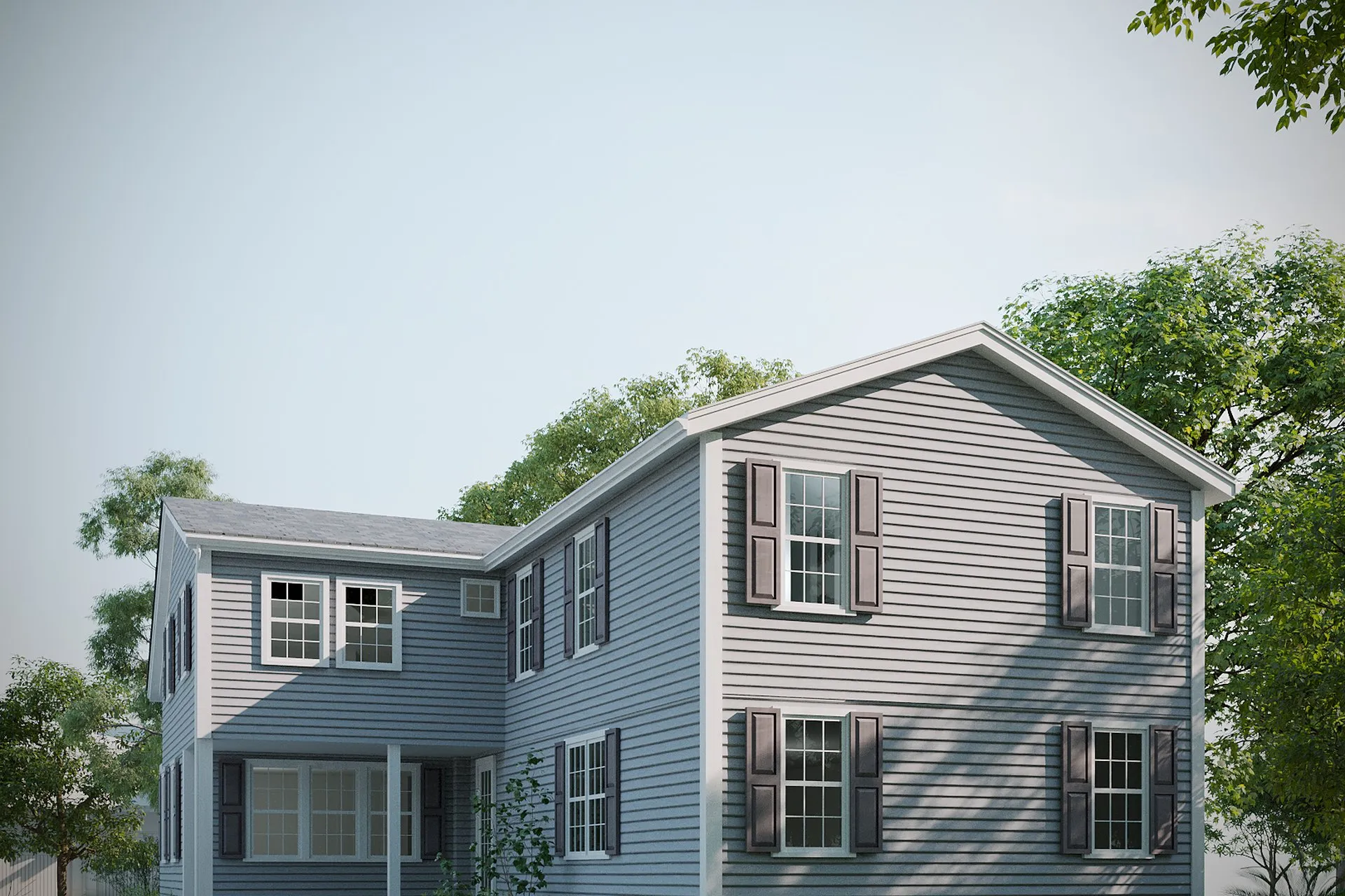 Nicholas Mcdougall Residence — residential architectural visualization, view 1