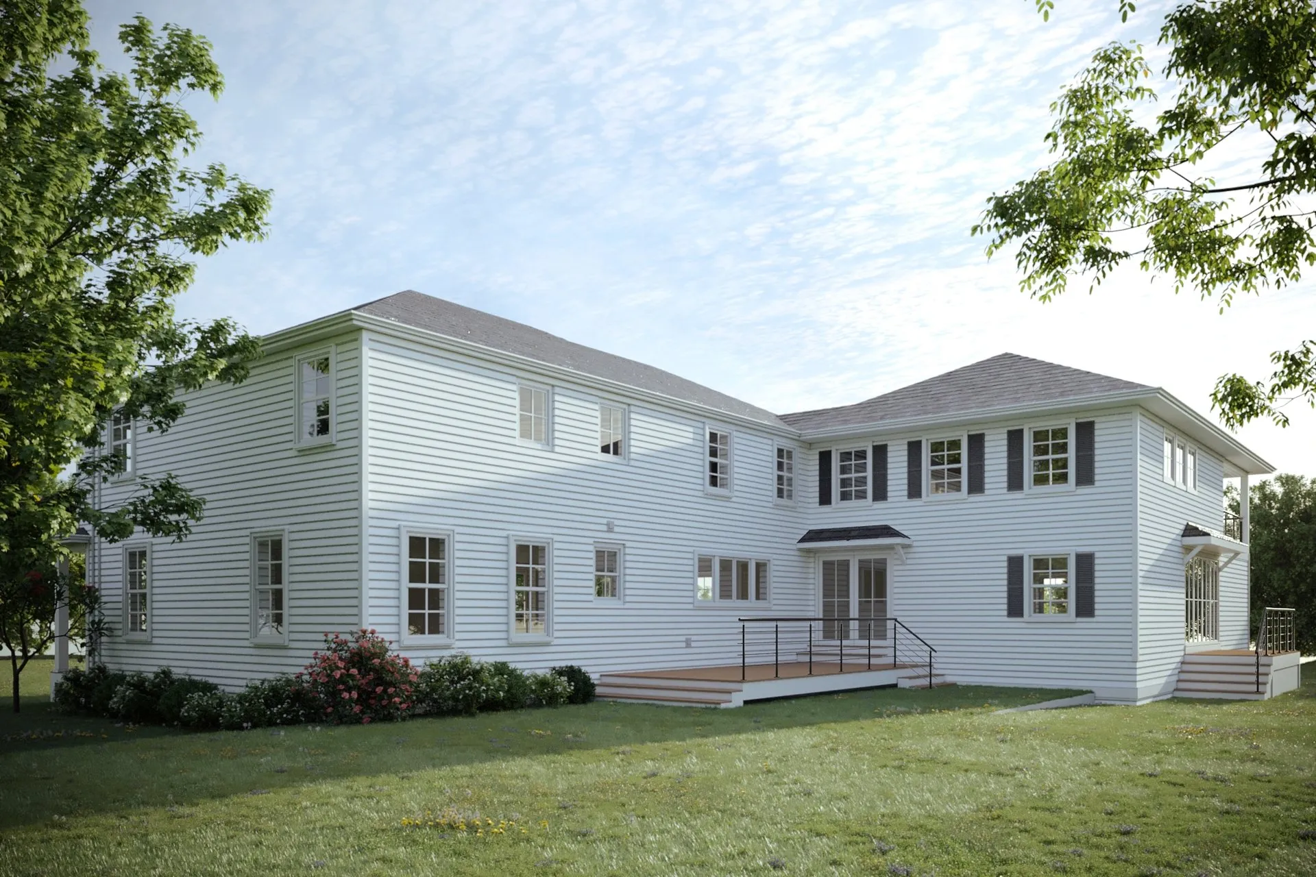 Nicholas Mcdougall Residence — residential architectural visualization, view 2