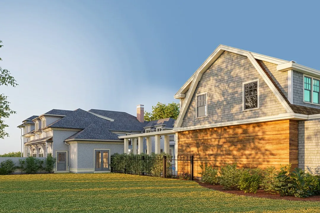 Project 71 Shingle Estate — residential 3D rendering by Praxis Studio