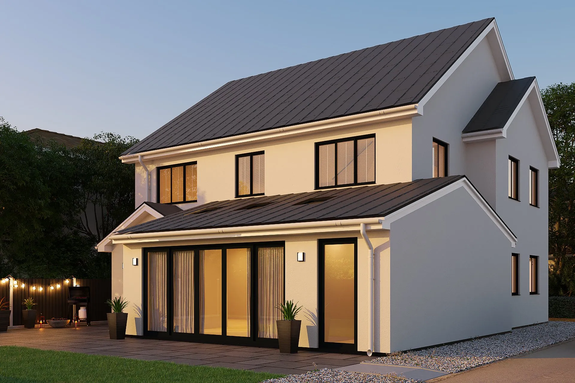 Rawreth Lane Rayleigh 0306 — residential architectural visualization, view 1