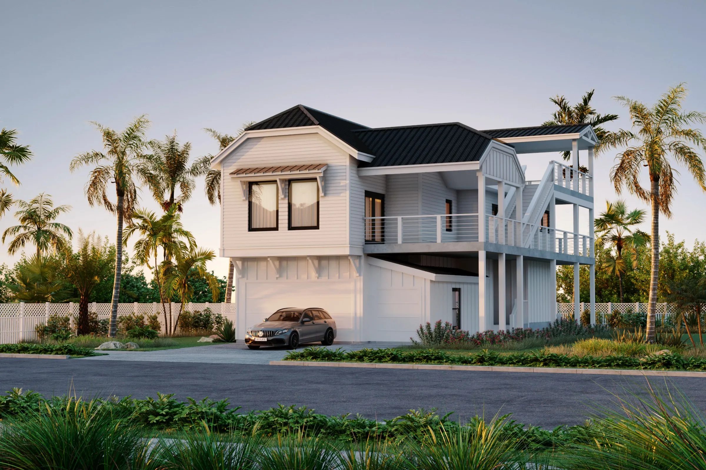 Richard Coastal Residence — residential 3D rendering by Praxis Studio