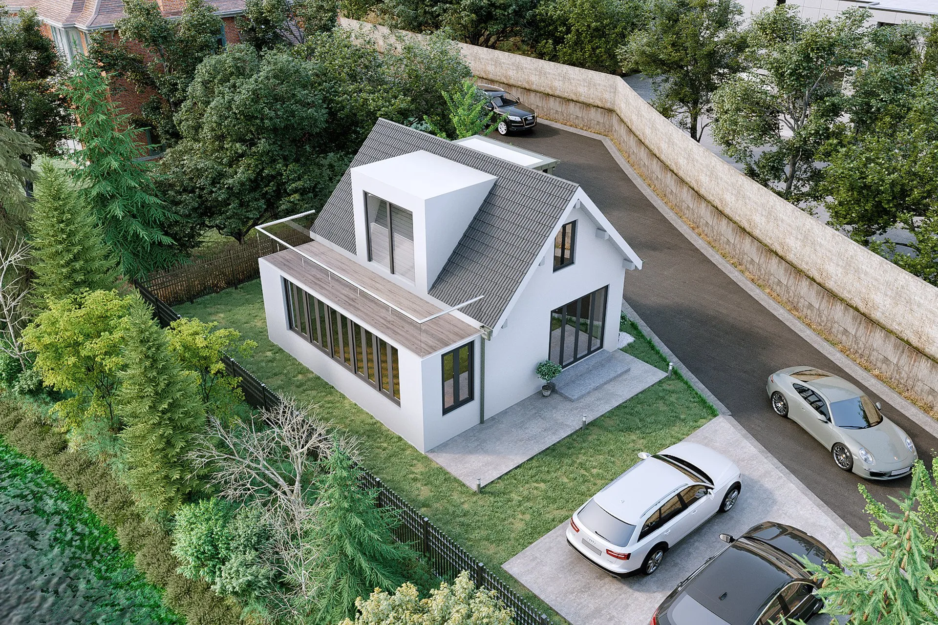 Rottweil Residence — residential architectural visualization, view 1