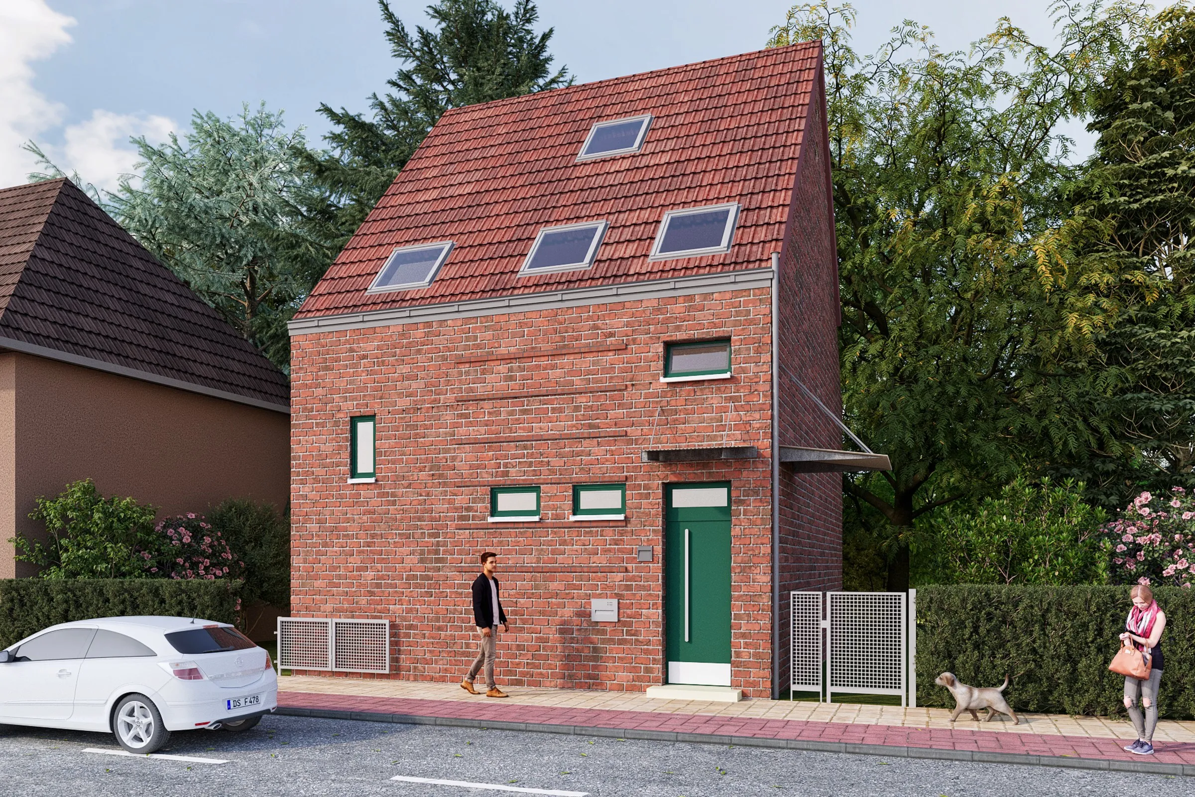 Schleusenstr Duisburg Residence — residential 3D rendering by Praxis Studio