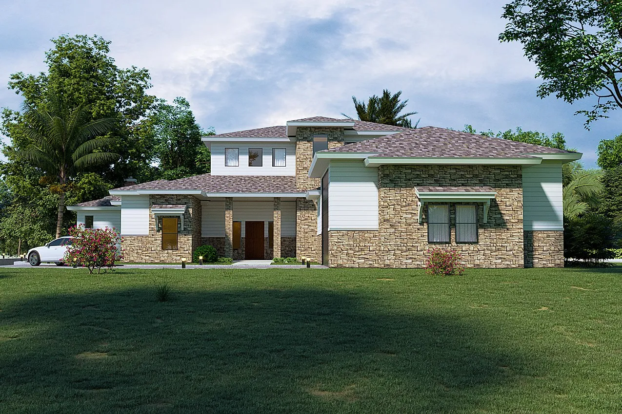 Sthb Oliveira Residence — residential 3D rendering by Praxis Studio
