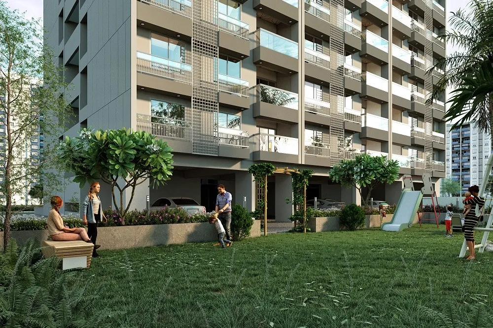6 Garden Highrise — multi-family 3D rendering by Praxis Studio