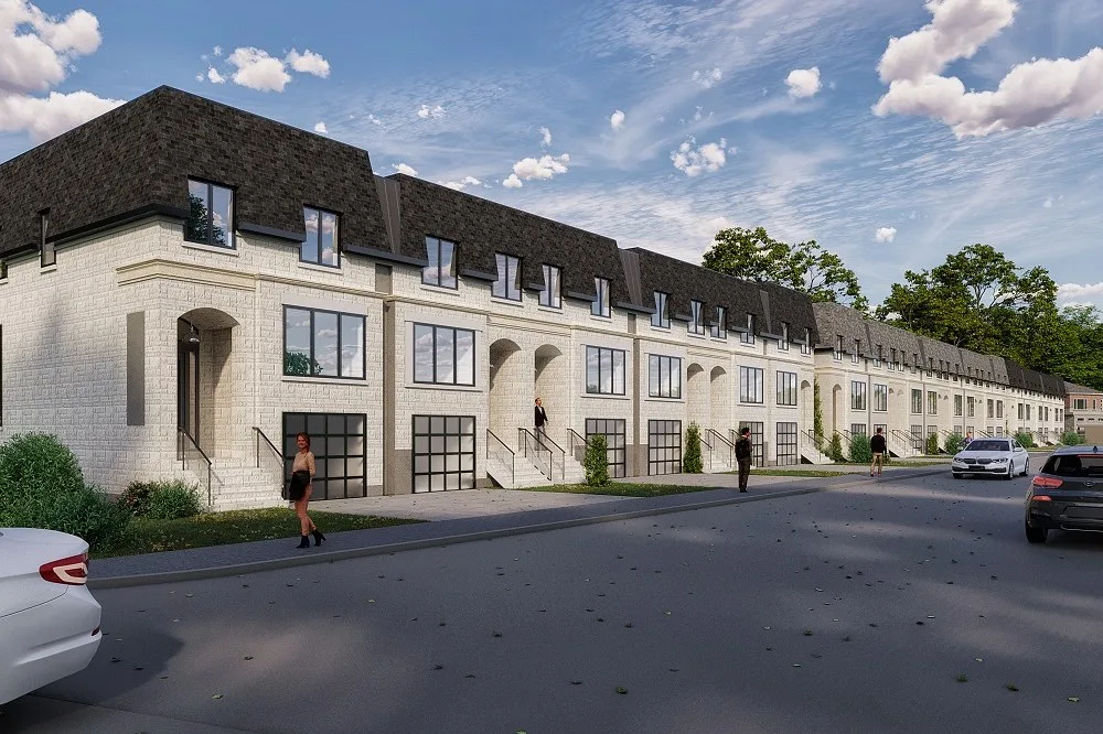 61 Neoclassical Townhouses — multi-family architectural visualization, view 1