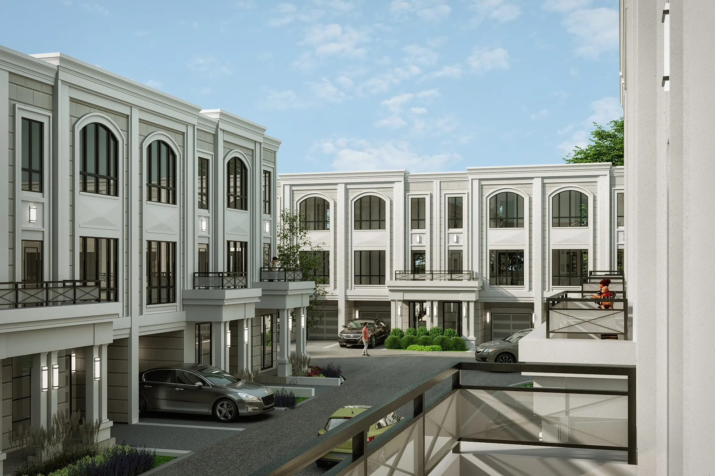 Altona Townhouse Joe — multi-family 3D rendering by Praxis Studio