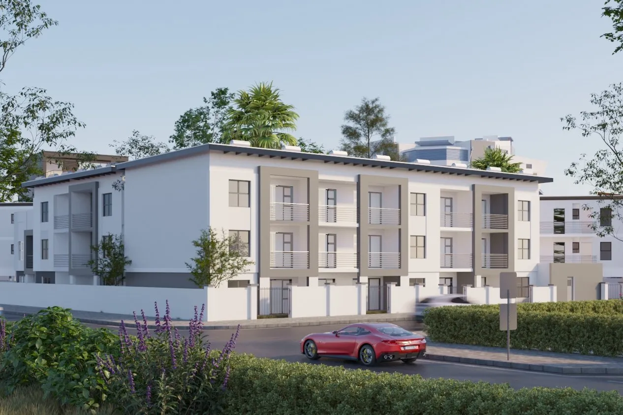 Arnold Exterior Apartments — multi-family 3D rendering by Praxis Studio