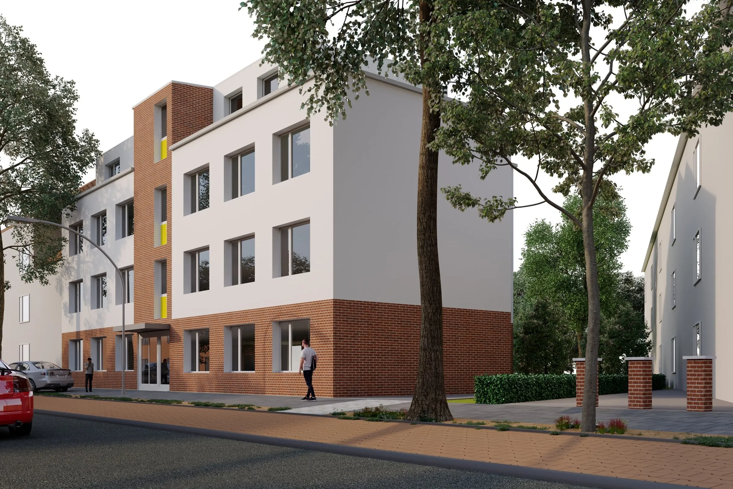 Forststrasse 79 Gerhard — multi-family 3D rendering by Praxis Studio