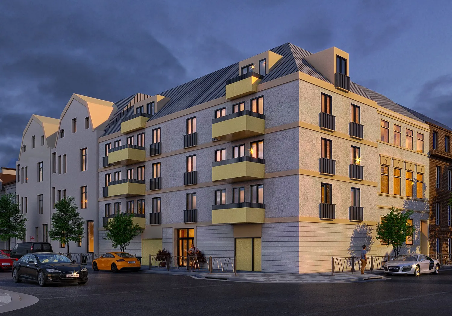 Gerhard 2020 Apartment — multi-family 3D rendering by Praxis Studio
