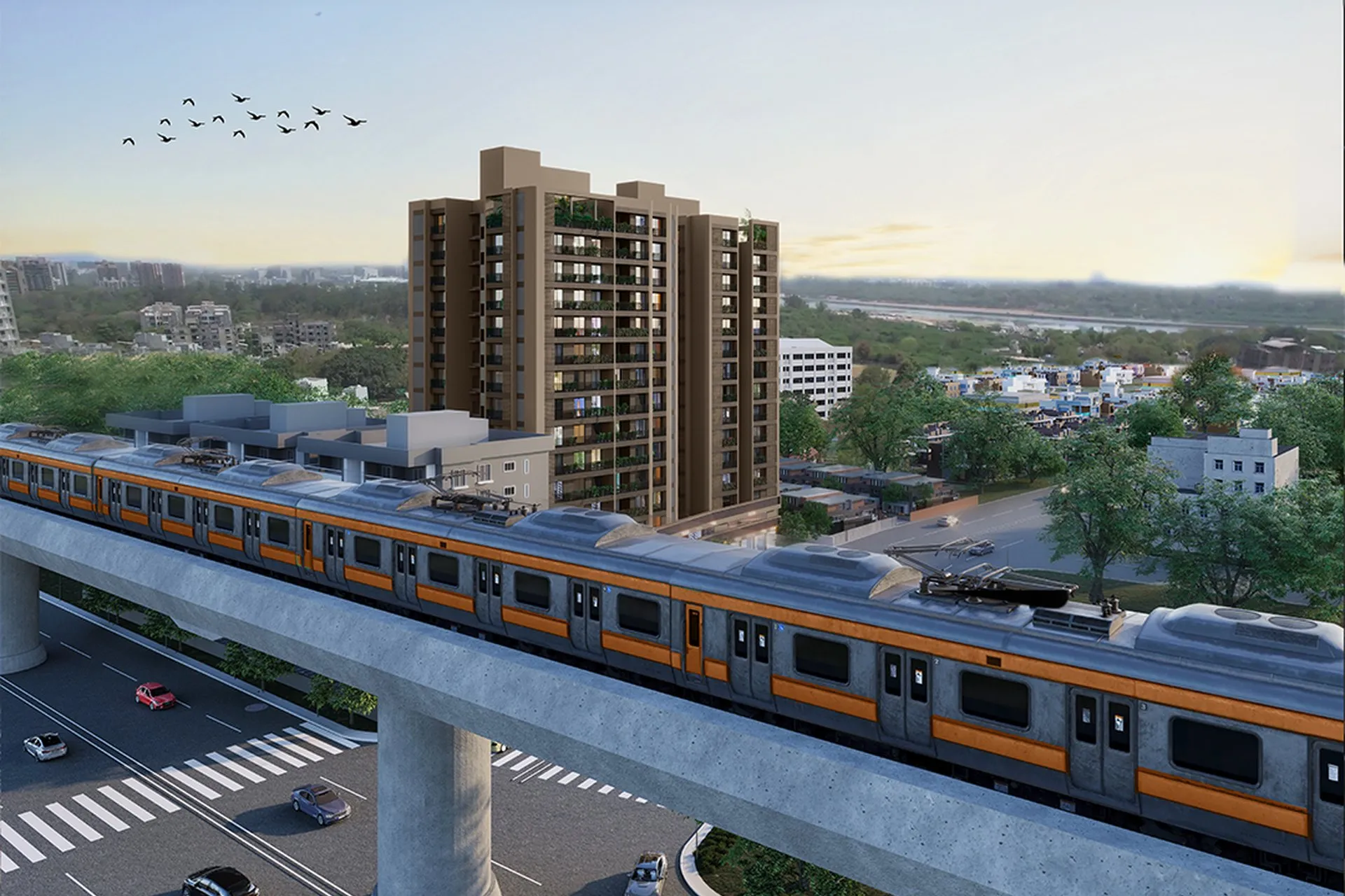 Nitinbhai Highrise Towers — Case Study — multi-family residential development visualization detail 2