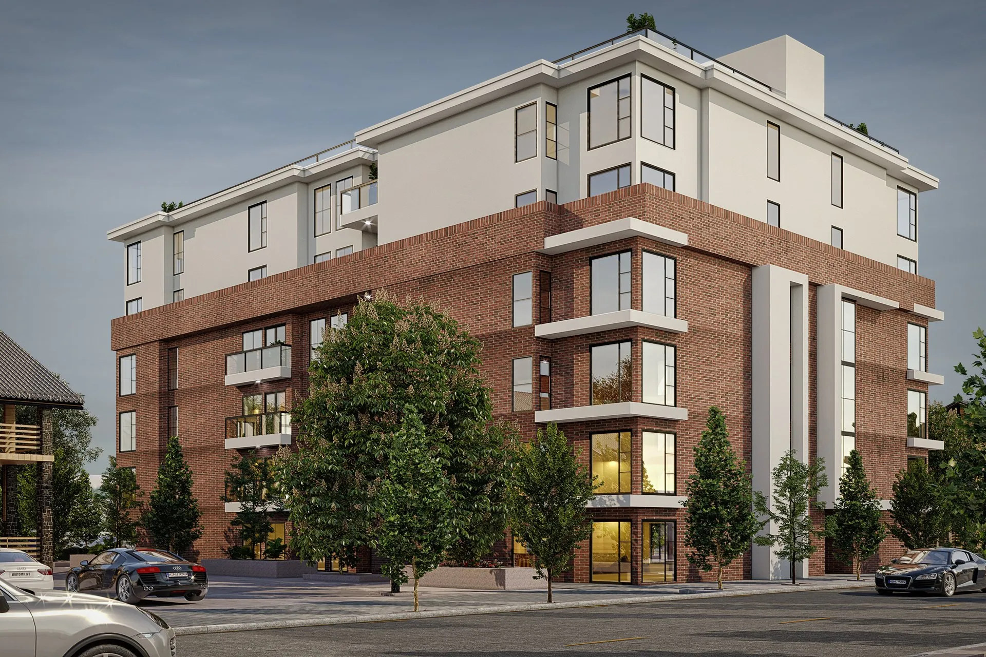 Sam Final Apartment — multi-family architectural visualization, view 2