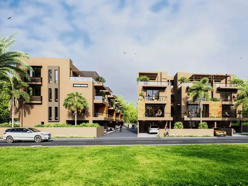 Untitled Firefly Tropical Apartments — multi-family 3D rendering
