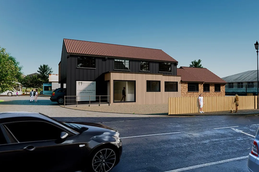 Farmhouse Dental Clinic — retail 3D rendering by Praxis Studio