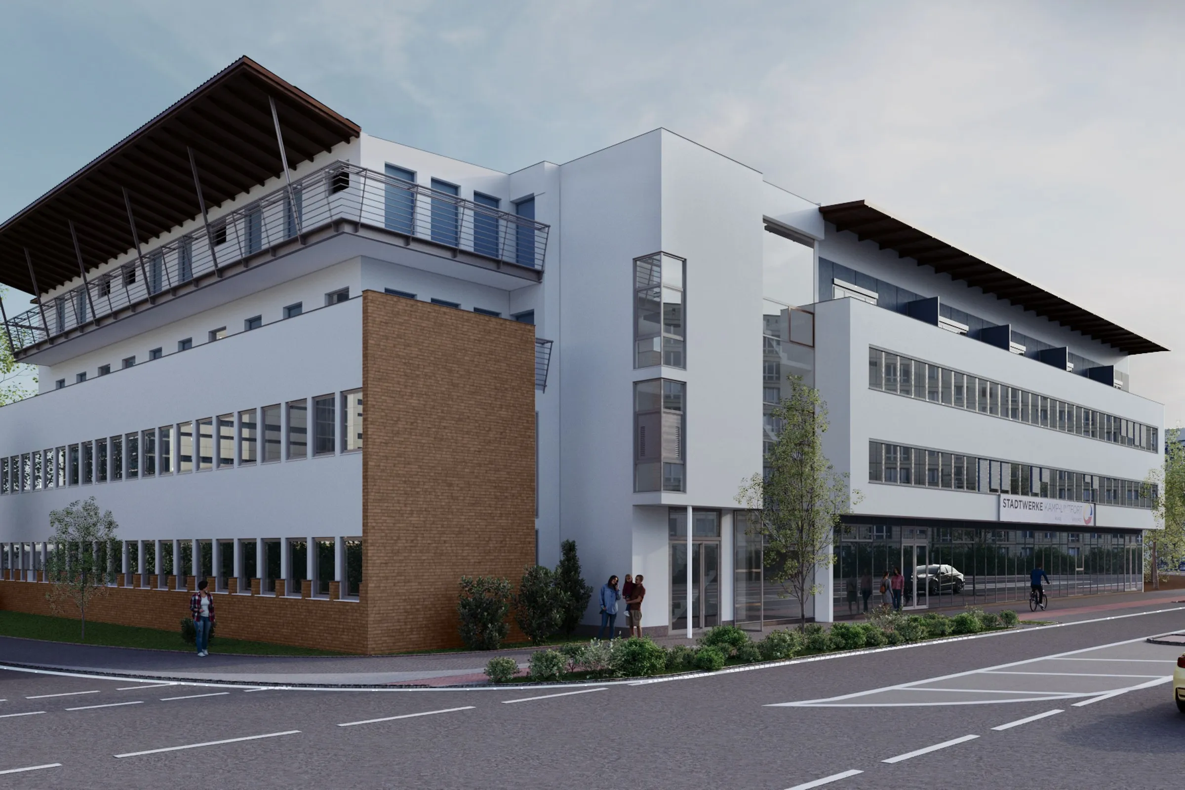 Hangkamer Strasse Kamp Lintfort — retail 3D rendering by Praxis Studio