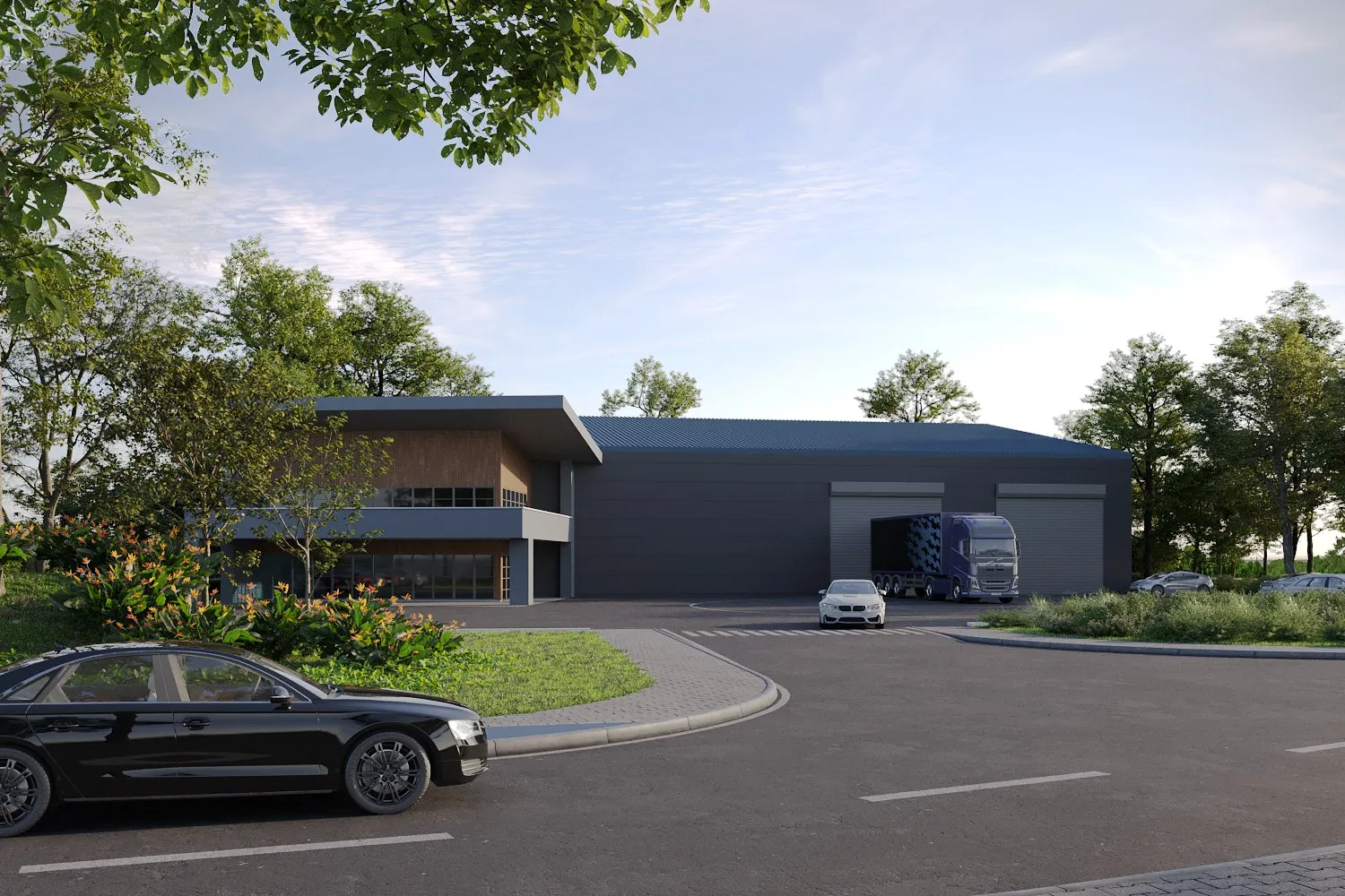Leeming Plot 7 Commercial — retail 3D rendering by Praxis Studio