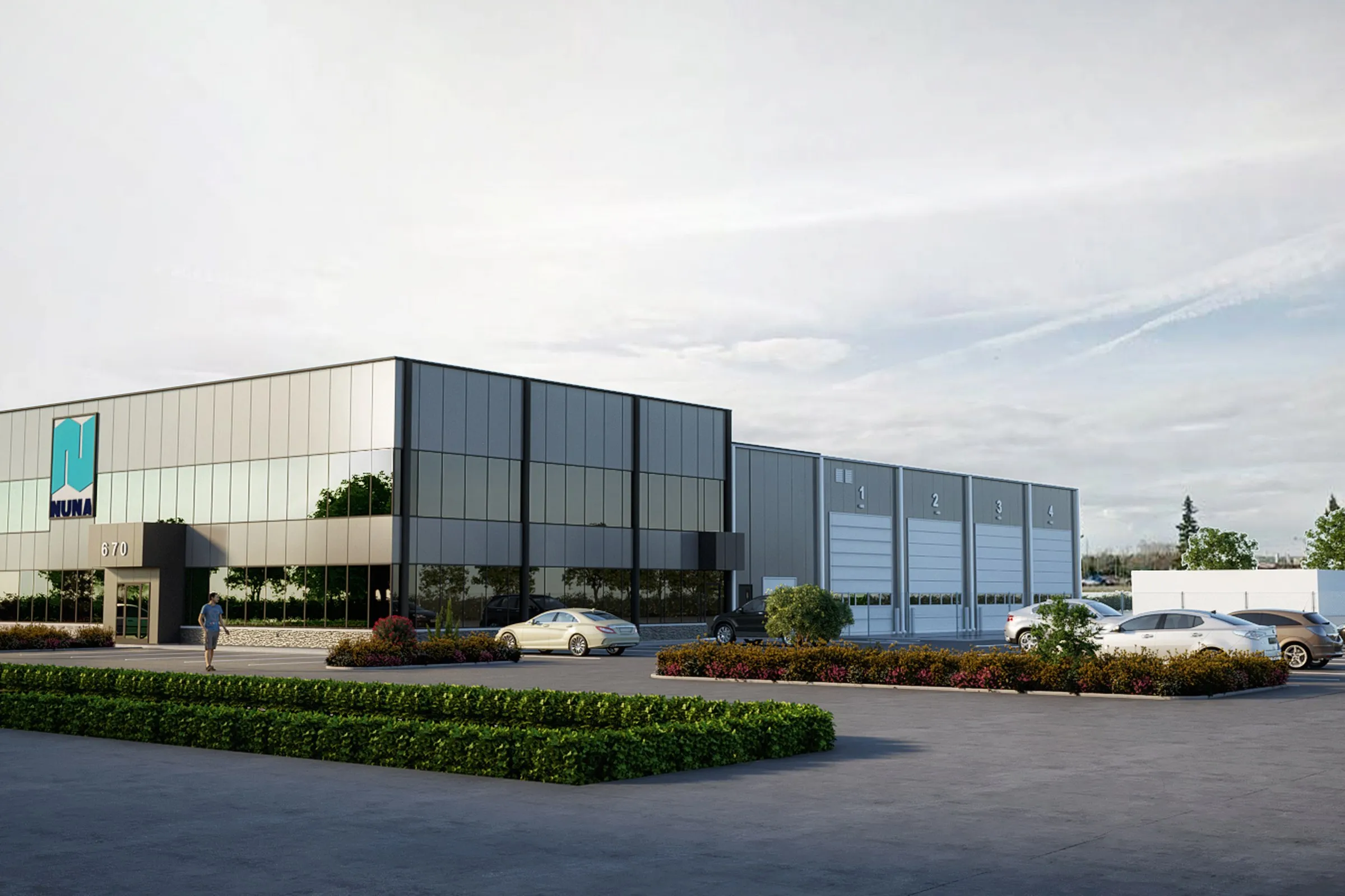 Nuna 670 Industrial Retail — retail 3D rendering by Praxis Studio