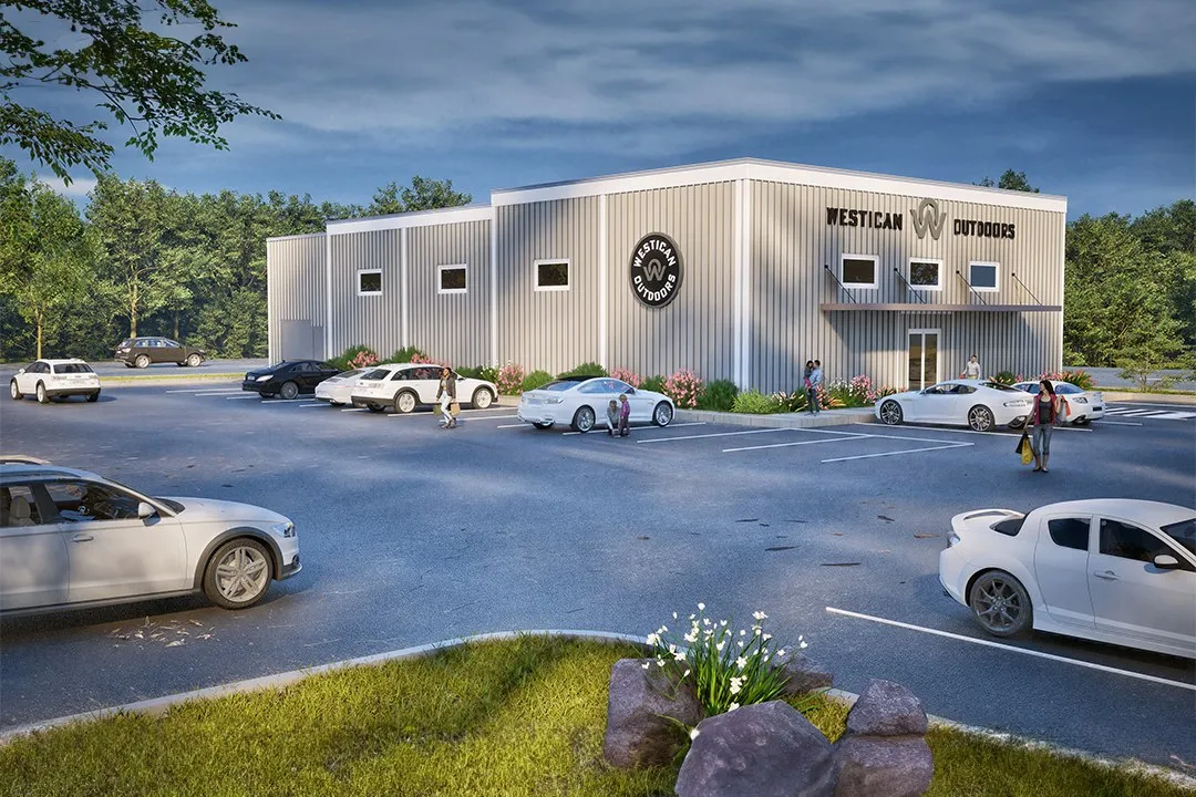 Westican Outdoors Retail Store — retail 3D rendering by Praxis Studio
