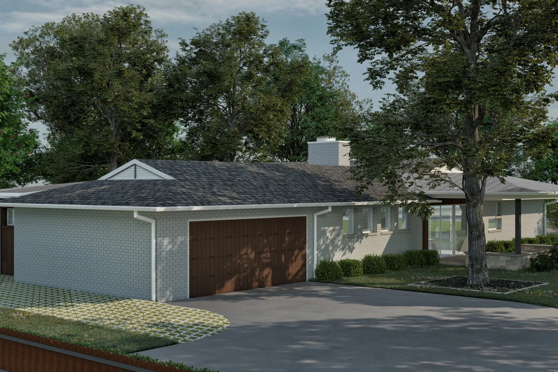 Garry Lynne Ranch — residential architectural visualization, view 1