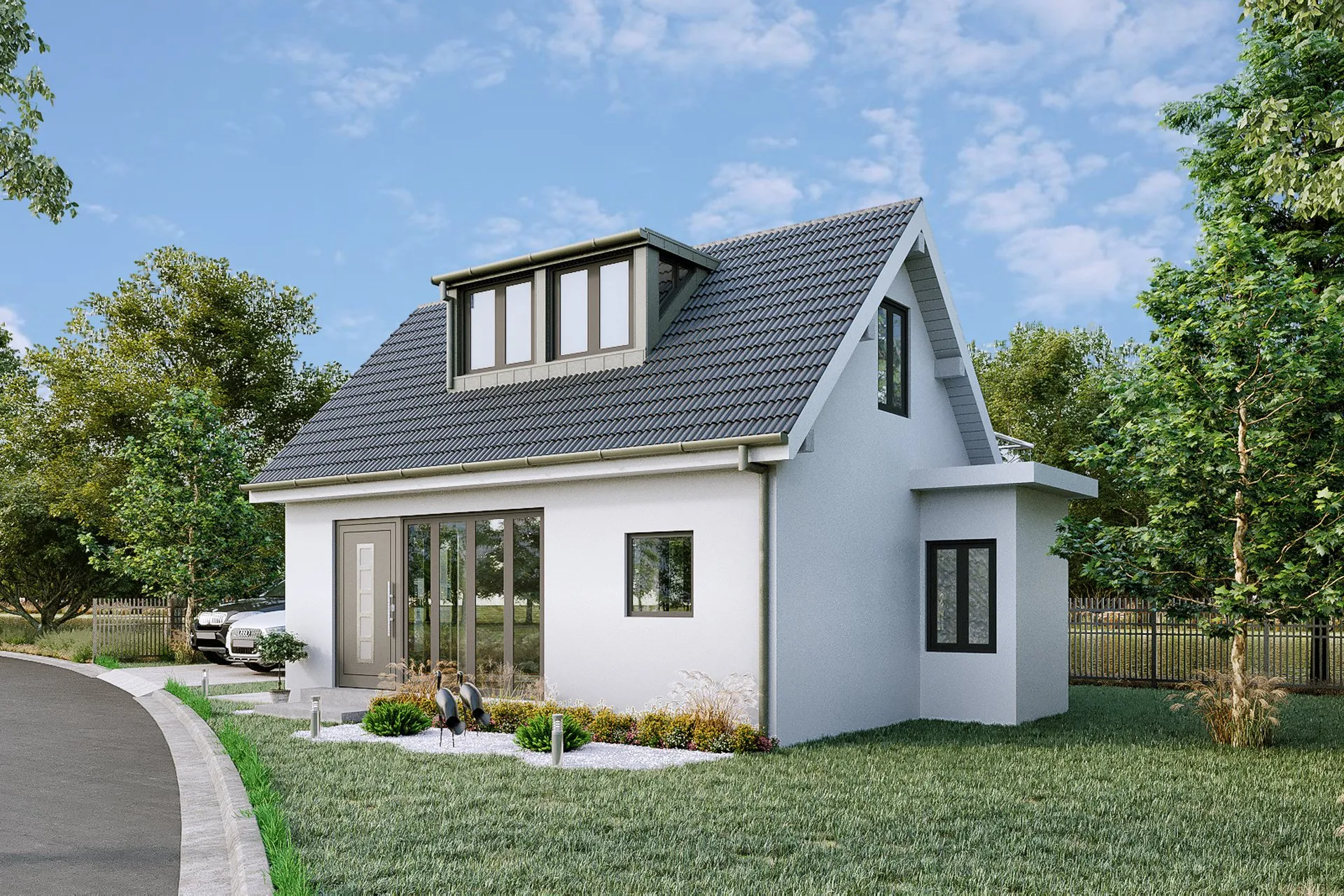 Rottweil Cottage — residential architectural visualization, view 2